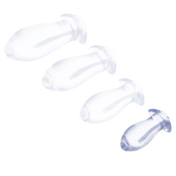 EggPlay Plug Egg Clear S 9 x 4cm Transparent